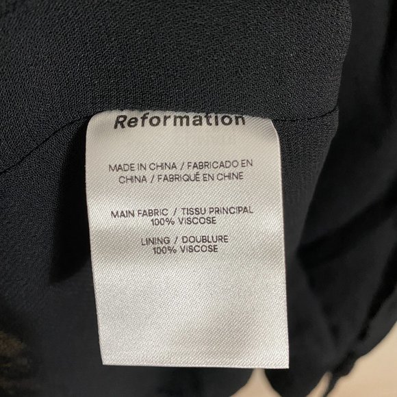 ThankYouSale🌹Reformation Juliette Dress in Black - Picture 10 of 11